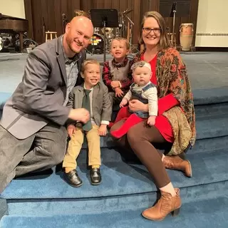 Pastor Dustin Bell and family