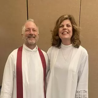 Pastor Rebecca and John Purdue